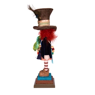 Thumbnail 6: Disney Kurt Adler 18-Inch Hollywood Mad Hatter Nutcracker. 