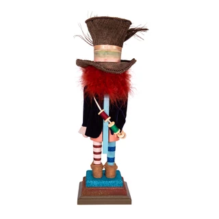 Thumbnail 10: Disney Kurt Adler 18-Inch Hollywood Mad Hatter Nutcracker. 