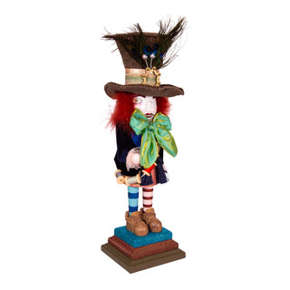 Thumbnail 1: Disney Kurt Adler 18-Inch Hollywood Mad Hatter Nutcracker. 