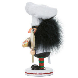 Thumbnail 3: Kurt Adler Kurt Adler 8-Inch Hollywood Pizza Guy Nutcracker. 