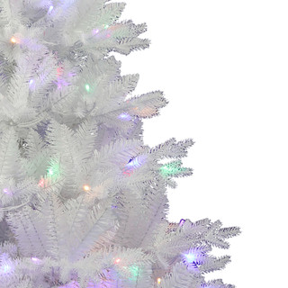 Thumbnail 4: Kurt Adler 5-Foot Pre-Lit Multi-Colored LED Jackson White Pine Tree 