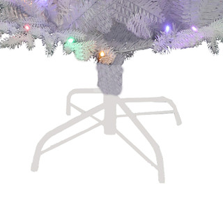Thumbnail 6: Kurt Adler 5-Foot Pre-Lit Multi-Colored LED Jackson White Pine Tree 