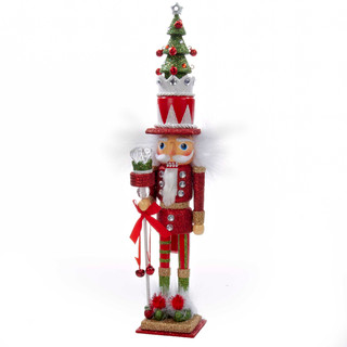 Thumbnail 8: Kurt Adler Kurt Adler 15-Inch Hollywood Red and Green Tree Hat. 