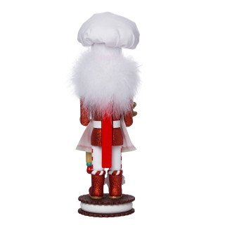Thumbnail 10: Kurt Adler Kurt Adler 15-Inch Gingerbread Chef Nutcracker 