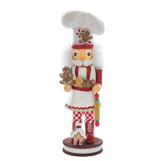 Thumbnail 8: Kurt Adler Kurt Adler 15-Inch Gingerbread Chef Nutcracker 