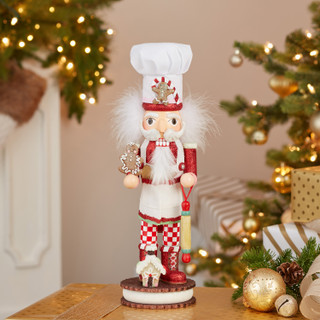 Thumbnail 16: Kurt Adler Kurt Adler 15-Inch Gingerbread Chef Nutcracker 