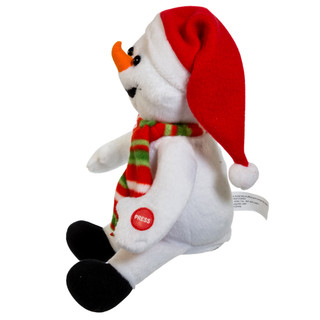 Thumbnail 3: Kurt Adler Kurt Adler 10-Inch Laughing and Farting Snowman. 