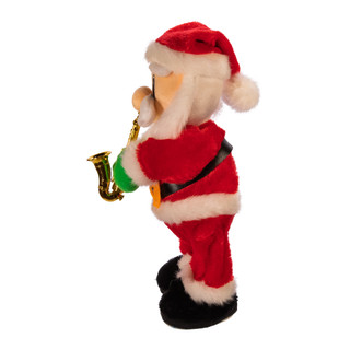 Thumbnail 8: Kurt Adler Kurt Adler 14-Inch Battery-Operated Dancing Jazz Santa. 