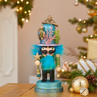Thumbnail 16: Kurt Adler Kurt Adler 11-Inch Hollywood Nutcracker with Sea Turtle Hat. 