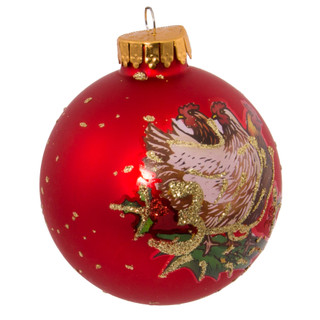 Thumbnail 6: Kurt Adler Kurt Adler 65mm 12 Days of Christmas Decorative Glass Balls. 