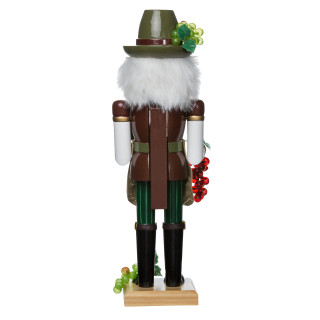 Thumbnail 2: Kurt Adler Kurt Adler 15-Inch Wooden Wine Grower Nutcracker 