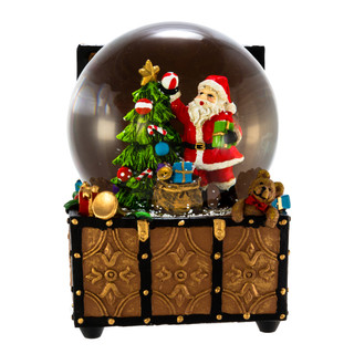 Thumbnail 6: Kurt Adler Kurt Adler 100MM Santa Musical Water Globe. 