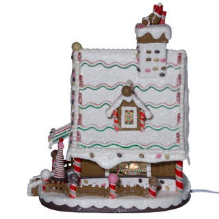 Thumbnail 12: Kurt Adler Kurt Adler 12-Inch Lighted Christmas Gingerbread House. 