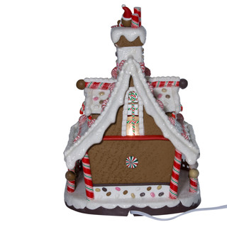 Thumbnail 8: Kurt Adler Kurt Adler 12-Inch Lighted Christmas Gingerbread House. 