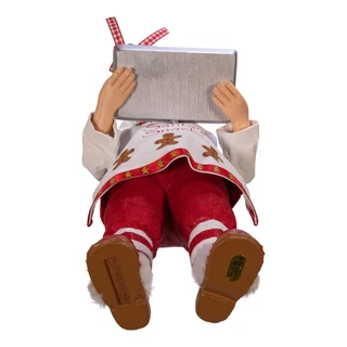 Thumbnail 18: Kurt Adler Kurt Adler 11-Inch Fabriche. Gingerbread Chef Santa. 
