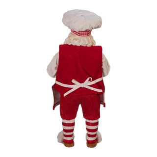 Thumbnail 14: Kurt Adler Kurt Adler 11-Inch Fabriche. Gingerbread Chef Santa. 