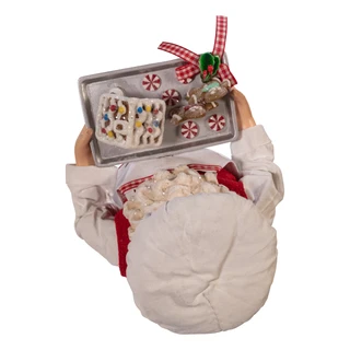 Thumbnail 16: Kurt Adler Kurt Adler 11-Inch Fabriche. Gingerbread Chef Santa. 