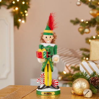 Thumbnail 1: Kurt Adler Kurt Adler 10.5-Inch Elf the Movie Nutcracker 