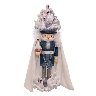 Thumbnail 2: Kurt Adler Kurt Adler 18-Inch Hollywood 7 Swans Swimming Nutcracker. 