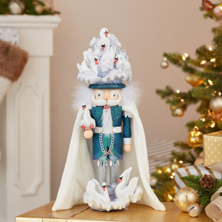Thumbnail 14: Kurt Adler Kurt Adler 18-Inch Hollywood 7 Swans Swimming Nutcracker. 