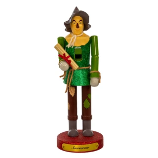 Thumbnail 1: Kurt Adler Kurt Adler 10-Inch Wizard of Oz  Scarecrow Nutcracker. 