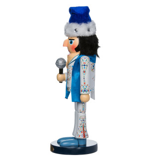 Thumbnail 8: Kurt Adler Kurt Adler 11-Inch Elvis King of Spades Nutcracker. 