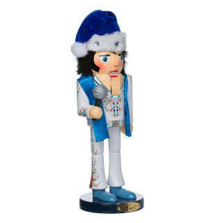 Thumbnail 6: Kurt Adler Kurt Adler 11-Inch Elvis King of Spades Nutcracker. 