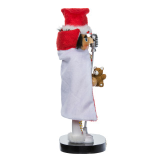 Thumbnail 10: Kurt Adler Kurt Adler 10-Inch Elvis in White Suit Nutcracker. 