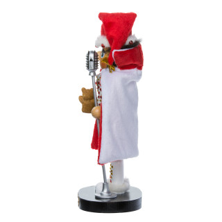 Thumbnail 8: Kurt Adler Kurt Adler 10-Inch Elvis in White Suit Nutcracker. 