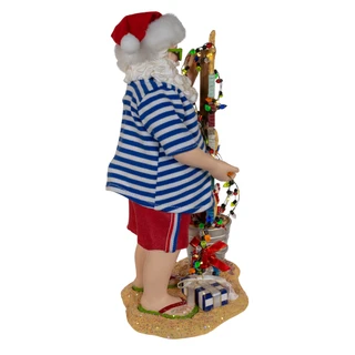 Thumbnail 4: Kurt Adler Kurt Adler 10.5 in Beach Santa Figurine 