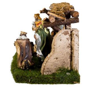 Thumbnail 16: Kurt Adler Kurt Adler 9 Pc. Nativity Set With Figures and Stable 