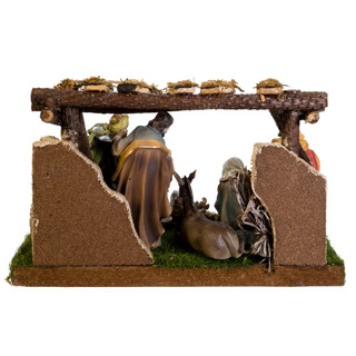 Thumbnail 20: Kurt Adler Kurt Adler 9 Pc. Nativity Set With Figures and Stable 