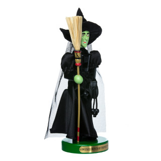 Thumbnail 2: Kurt Adler Kurt Adler 11-Inch Wizard of Oz Wicked Witch Nutcracker. 