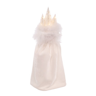 Thumbnail 6: Kurt Adler Kurt Adler 15-Inch Hollywood White Winter LED Hat Nutcracker 