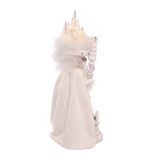 Thumbnail 4: Kurt Adler Kurt Adler 15-Inch Hollywood White Winter LED Hat Nutcracker 