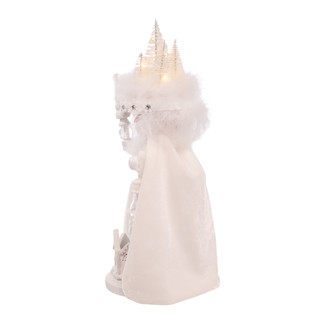 Thumbnail 8: Kurt Adler Kurt Adler 15-Inch Hollywood White Winter LED Hat Nutcracker 