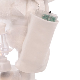 Thumbnail 14: Kurt Adler Kurt Adler 15-Inch Hollywood White Winter LED Hat Nutcracker 