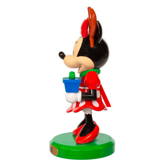 Thumbnail 6: Disney Kurt Adler 6-Inch Disney  Minnie Mouse With Tree Nutcracker. 