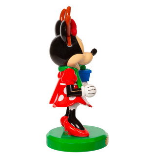 Thumbnail 4: Disney Kurt Adler 6-Inch Disney  Minnie Mouse With Tree Nutcracker. 