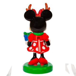 Thumbnail 8: Disney Kurt Adler 6-Inch Disney  Minnie Mouse With Tree Nutcracker. 