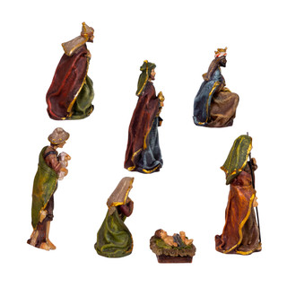 Thumbnail 6: Kurt Adler Kurt Adler 7 Pc. 3.5-Inch Nativity Set 