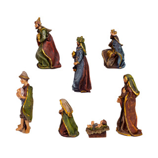 Thumbnail 8: Kurt Adler Kurt Adler 7 Pc. 3.5-Inch Nativity Set 