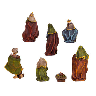 Thumbnail 10: Kurt Adler Kurt Adler 7 Pc. 3.5-Inch Nativity Set 