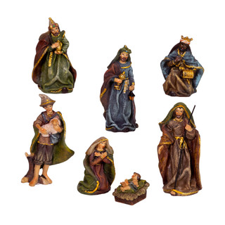 Thumbnail 14: Kurt Adler Kurt Adler 7 Pc. 3.5-Inch Nativity Set 