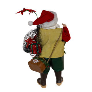 Thumbnail 6: Kurt Adler Kurt Adler 10.5-Inch Fabriché Fisherman Santa 