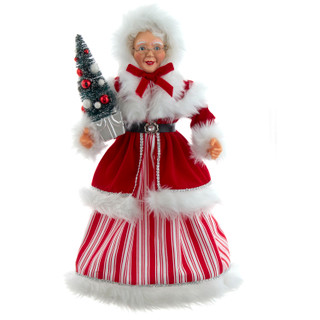 Thumbnail 2: KRINGLE KLAUS Kringle Klaus 17.25-Inch Peppermint Mrs. Claus 