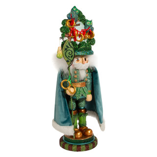 Thumbnail 4: Kurt Adler Kurt Adler 17.5-Inch Hollywood Five Golden Rings Nutcracker. 