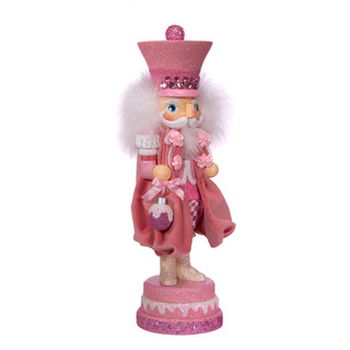 Thumbnail 4: Kurt Adler Kurt Adler 15-Inch Hollywood Pink Sweet Soldier Nutcracker. 
