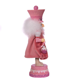 Thumbnail 6: Kurt Adler Kurt Adler 15-Inch Hollywood Pink Sweet Soldier Nutcracker. 