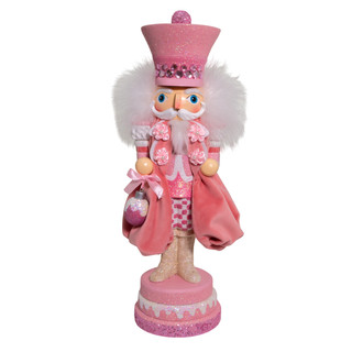 Thumbnail 2: Kurt Adler Kurt Adler 15-Inch Hollywood Pink Sweet Soldier Nutcracker. 